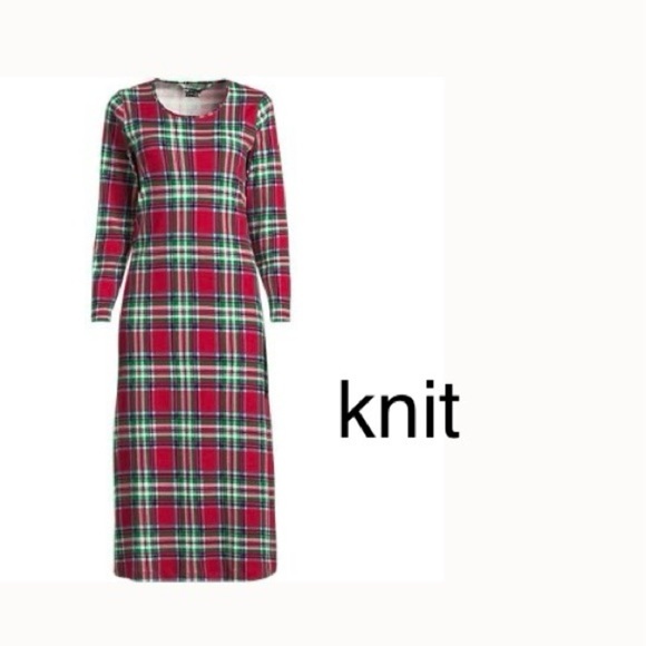 Lands' End Other - LANDSEND Women's Plus Size 100% Cotton Long Sleeve Midcalf Nightgown